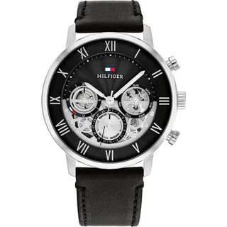 Tommy Hilfiger Legend 1710565 Herrenuhr - Schwarz, Silber
