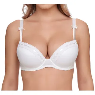 SUSA Damen Dirndl BH, Blickdicht, Weiß (003), 85D