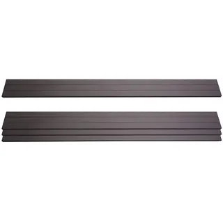 Mendler Windschutz 180 x 100 cm anthrazit WPC 4 St.