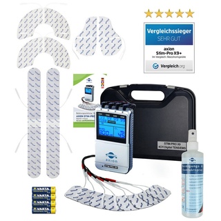 Axion axion® 4 Kanal TENS EMS STIM-PRO X9+ mit Spray und Rückenelektrodenset Gerät 1 St