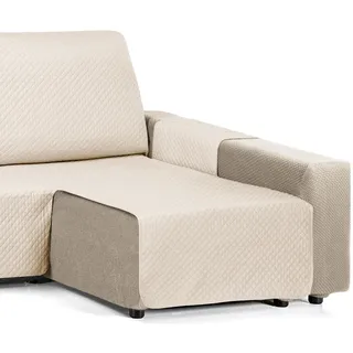 Martina Home Diamond Chaiselongue, gepolstert, 280 cm, Beige, Universal