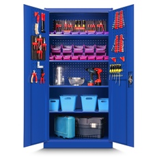 Bild Werkzeugschrank Werkstattschrank Stahlschrank (blau)