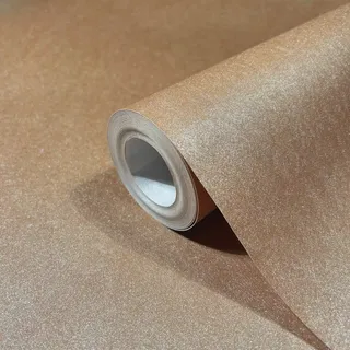 Marburg Vliestapete Uni Metalloptik Modern 10,05 m x 0,7 m Orange