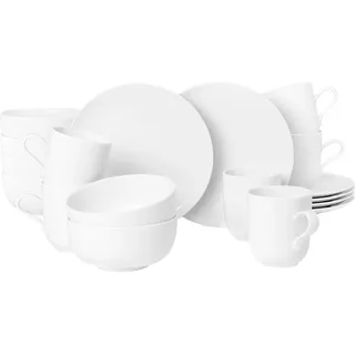 SELTMANN WEIDEN Liberty Frühstücks-Set 18-tlg. weiß unifarben