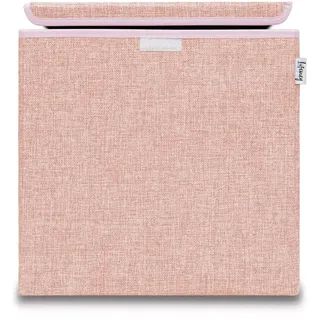 Lifeney Aufbewahrungsbox 33 x 33 x 33 cm 1-tlg. rosa
