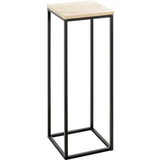 Haku-Möbel Blumenständer 23 x 67 cm Schwarz