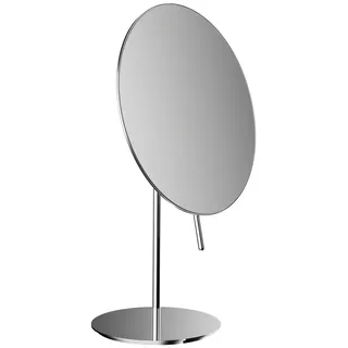 EMCO Pure Standspiegel, rund, 202 mm, mit Griff, chrom,