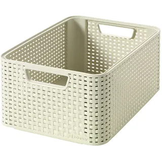 Curver Aufbewahrungsbox Style M 18 L 18-tlg. creme
