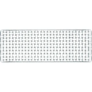 Nachtmann Servierplatte rechteckig 42x15 cm, Bossa Nova, 81412, Servierteller aus Kristallglas, Platte zum Servieren von Speisen, spülmaschinenfest