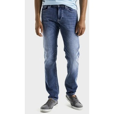 Bild 5-Pocket-Jeans Madison Jeans in Slim Fit – Cotton Mix – Stretch 30 blau