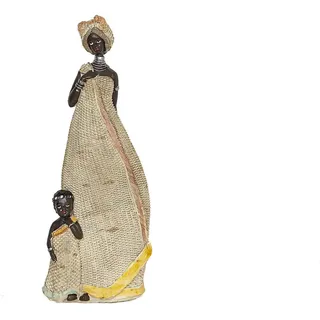 Romimex Dekofigur, mehrfarbig, Kunstharz, für Kinder, Afrika, 15 x 38 x 12 cm