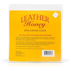 LEATHER Honey Lederpflegemittel fusselfreies Reinigungstuch - Mikrofasertuch zur Verwendung Pflegemittel und Reiniger, Premium Lederpflegeprodukte seit 1968