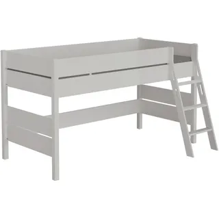 Paidi Hochbett , Grau , Holzwerkstoff , Höhe ca. 15 cm , 120x200 cm , Blauer Engel, Goldenes M , in verschiedenen Größen erhältlich , Babymöbel & Kindermöbel, Kinderzimmer & Jugendzimmer, Kinderbetten, Hochbetten