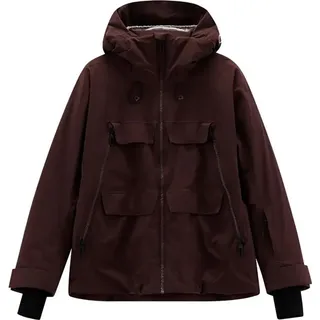 CMP Woman Jacket FIX Hood Damen Skijacke Winterjacke wine XS