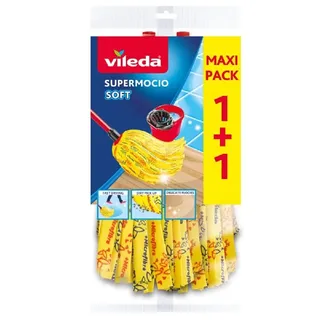 Vileda SuperMocio Soft Ersatzkopf, 2er Set (11099)