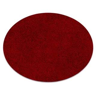 Teppich rund ETON rot rot rund 200 cm - Rot