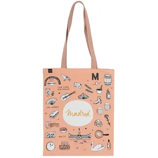 Mr. Wonderful Tote Bag Tote Bag Damen, bunt, 34 cm x 1 cm x 40.5 cm, Utility