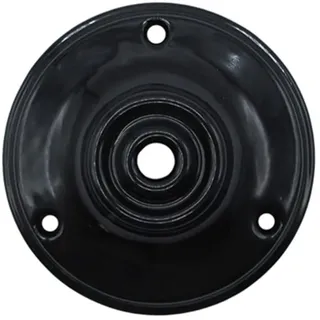 Schwarze Keramikblume, Ø 10,5 cm, ideal zur Verschönerung Ihrer Umgebungen. Dieses elegante moderne Accessoire verleiht Ihrem Zuhause einen raffinierten Touch und bringt Licht und Stil in Ihr Zuhause