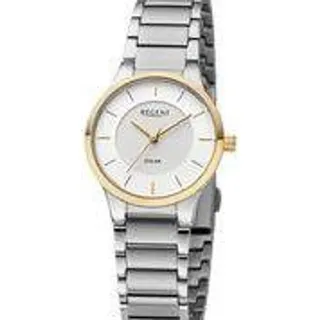 REGENT Damen Solaruhr BA729 Edelstahl