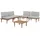 Lounge Set 5-tlg. Grau