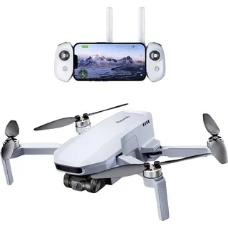 Potensic ATOM SE Quadrocopter RtF Einsteiger, Kameraflug Grau