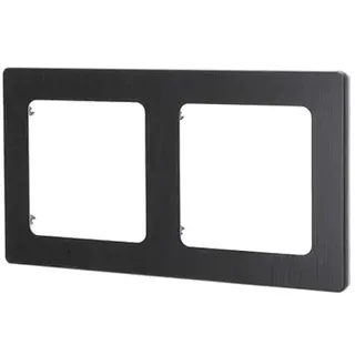 Schwarzes Aluminium-Wandschild in elegantem und modernem Design. Hergestellt in europäischer Präzision, inklusive 2 Schlüsseln für eine praktische Verwendung, ideal für jeden Raum.