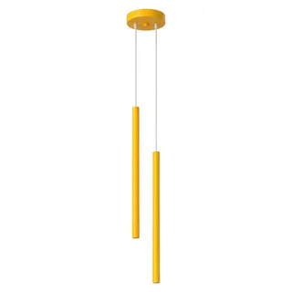 Pendelleuchte PASTELO 2 gelb 2xG9 8W Stahl 118x15x15cm Sollux Lighting - Gelb