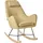 Schaukelsessel Arrie Polyester 48 x 116 x 92 cm Gelb