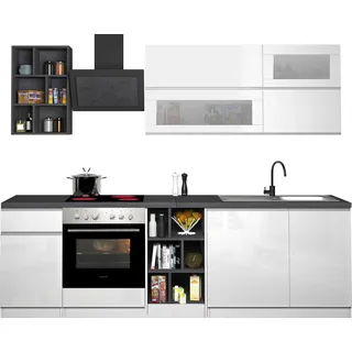kochstation Küchenzeile KS-Sole 256 cm grau