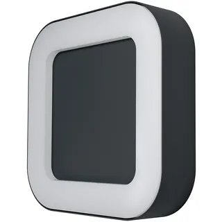 LEDVANCE Wand- und Deckenleuchte LED spritzwassergeschützt 202,0 mm x 202,0 mm x 45,0 mm warmweiß schwarz