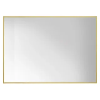 Rechteckiger Wandspiegel VINKEL, 70 x 50 cm - Gold, Weiß