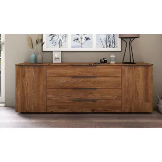 borchardt Möbel Sideboard Tom, Breite 200 cm braun