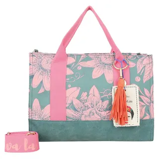 Fritzi aus Preußen Schultertasche Umhängetasche Fritzi x Frida Kahlo Tote Bag Limited Limited Bloom Green grün - Grün