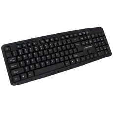 Esperanza STANDARD WIRED KEYBOARD USB AMARILLO - Tastaturen - Schwarz