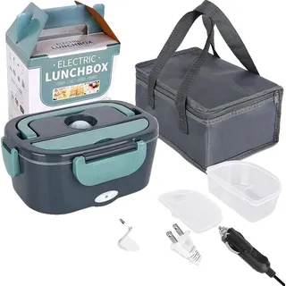 Elektrische Lunchbox, Edelstahl, Mehrspannungs-Kompatibilität, EU-Stecker