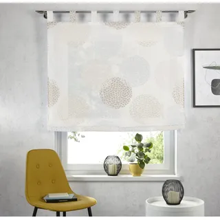 Raffrollo OTTO HOME "Belem" Gr. 5, grau (stein), B:120cm H:140cm, Voile, Obermaterial: 100% Polyester, Raffrollos, Raffrollo, Transparent, Voile, Polyester, Topseller