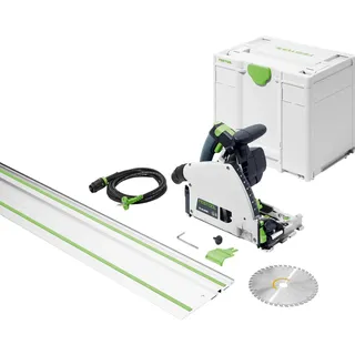 Festool Tauchsäge TS 60 KEBQ-Plus-FS inkl. Systainer SYS 3 + Führungsschiene + Sägeblatt