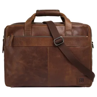 Bodenschatz Aktentasche echt Leder, cognac