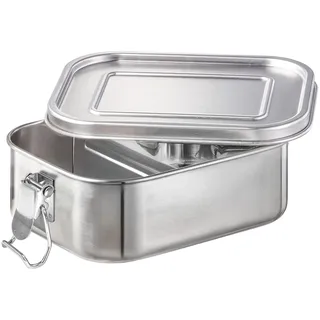 Newaner Lunchbox aus Edelstahl, 800 ml, auslaufsicher, mit herausnehmbarer Trennwand, langlebig, geeignet für Kinder und Erwachsene