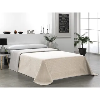 Martina Home Tagesdecke, wendbar, Beige, Leinen