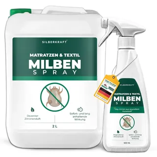 Silberkraft Milbenspray für Matratzen & Textil Spray 2,5 l