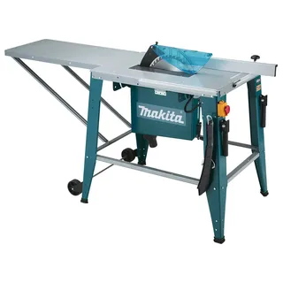 Makita Tischkreissäge 2712 2000 W 230 V inkl. Sägeblatt, Parallelanschlag, Schiebestock, Tischverlängerung, Winkelanschlag