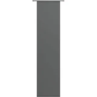 Schiebegardine NEUTEX FOR YOU "Galena Uni" Gr. 2, grau (anthrazit), B:57cm H:175cm, Polyester, Gardinen, Schiebegardine, inkl. Befestigungszubehör, Breite: 57 cm, Topseller