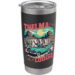Jede Thelma braucht eine Louise, beste Freundinnen Doppelwandiger Edelstahl-Thermobecher