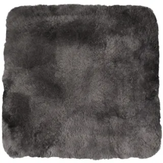 Heitmann-Felle Lammfell-Sitzkissen 35 x 35 cm Anthrazit