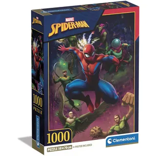 CLEMENTONI Puzzle Spiderman, 1000 Teile