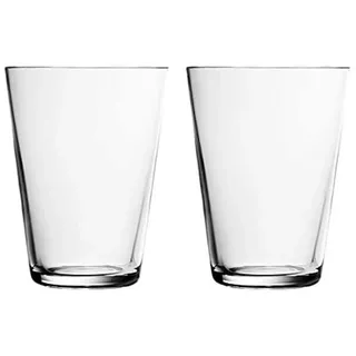 Iittala 1008589 Kartio 2-er Set Gläser klar, 40 cl, Glas
