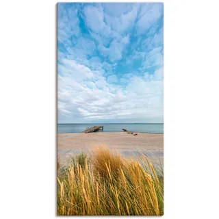 Artland Wandbild »Rettin Strandidylle an der Ostsee« Gewässer 1 Stk. tlg. als Leinwandbild, Wandaufkleber in verschied. Größen, blau