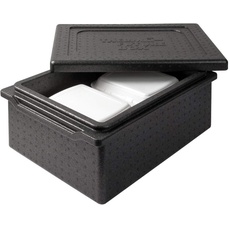 Thermo Future Box Lunchbox Thermobox Kühlbox, Transportbox Warmhaltebox und Isolierbox mit Deckel,20 Liter 51 x 36,5 cm Dinnerbox,Thermobox aus EPP (expandiertes Polypropylen)