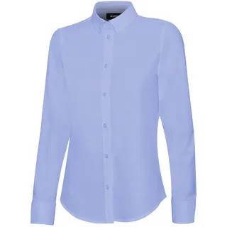 VELILLA Damen 405005s Camisa Manga Larga de Mujer Color Celeste Talla M Oxford Langarm-Hemd, Hellblau, Größe M, Himmelblau, Medium